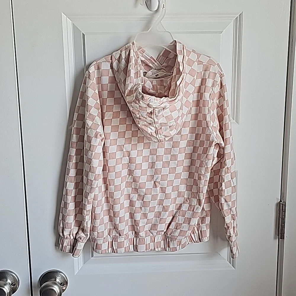 4 For $20 H&M Checkered Hoodie Pullover in Kids Size 6x/7 - Picture 4 of 5